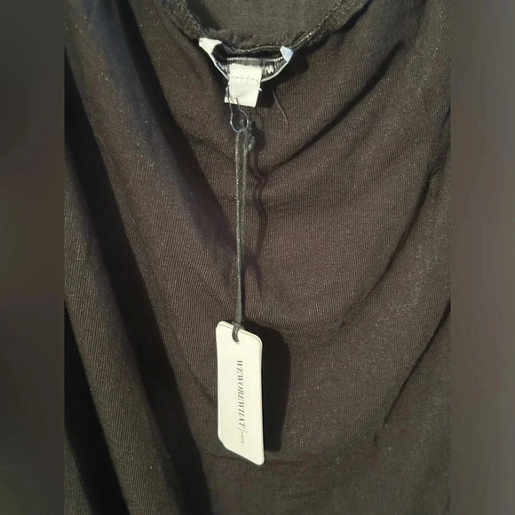 WEWOREWHAT SWIM M Knit Knot Midi Slinky Sexy Cut Out Coquette Sheer Revealing - Picture 15 of 16